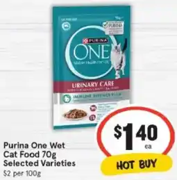 IGA Purina One Wet Cat Food offer