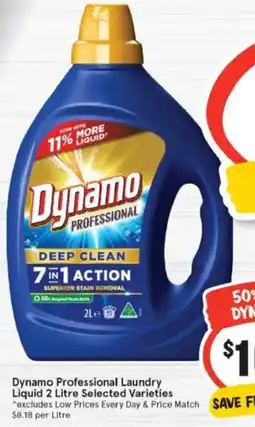 IGA Dynamo Professional Laundry Liquid offer