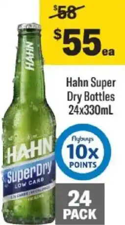 Liquorland Hahn Super Dry Bottles offer