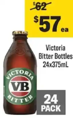 Liquorland Victoria Bitter Bottles offer