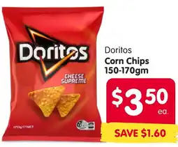 Spar Doritos Corn Chips offer