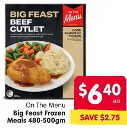 Spar Big feast frozen Meals offer