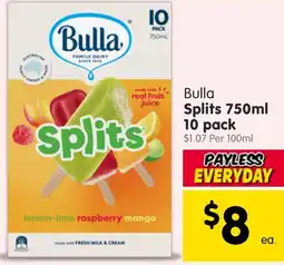 Spar Bulla Splits offer