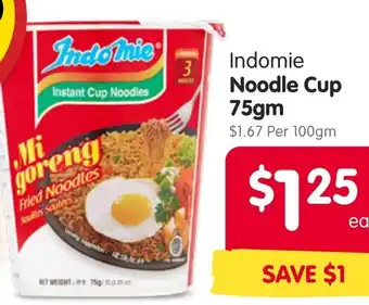 Spar Indomie Noodle Cup offer