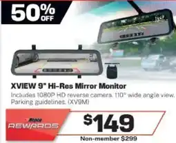Repco XVIEW 9 Hi-Res Mirror Monitor offer