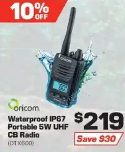 Repco Waterproof IP67 Portable 5W UHF CB Radio offer