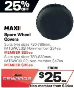 Repco Maxi Spare Wheel Covers offer