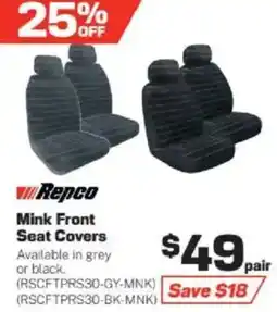 Repco Repco Mink Front Seat Covers offer