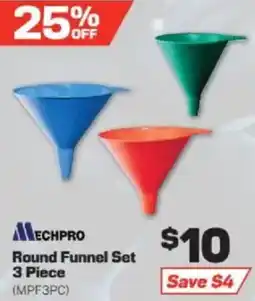 Repco Mechpro Round Funnel Set offer