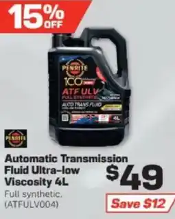 Repco Automatic Transmission Fluid Ultra-low Viscosity offer