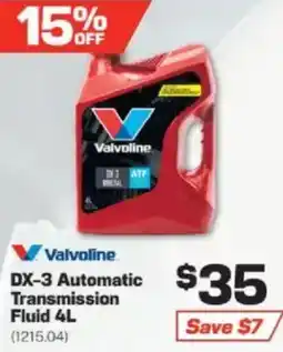 Repco Valvoline DX-3 Automatic Transmission Fluid) offer