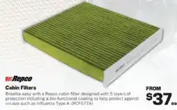 Repco Repco Cabin Filters offer