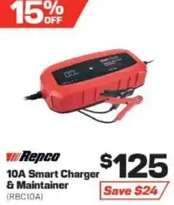 Repco 10A Smart Charger & Maintainer