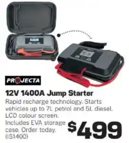 Repco Projecta 12V 1400A Jump Starter offer