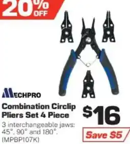 Repco Combination Circlip Pliers Set offer