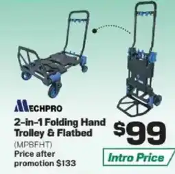 Repco 2-in-1 Folding Hand Trolley & Flatbed offer