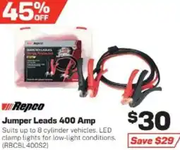Repco Repco Jumper Leads 400 Amp offer