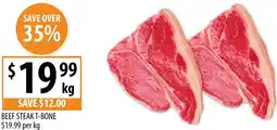 Supabarn Beef steak t-bone offer
