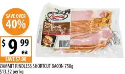 Supabarn Zammit rindless shortcut bacon offer