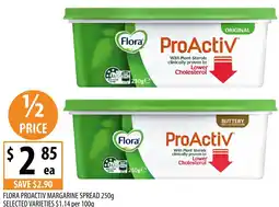 Supabarn Flora proactiv margarine spread offer