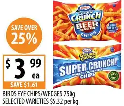Supabarn Birds Eye Chips Wedges offer