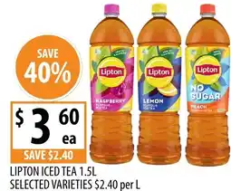 Supabarn Lipton Iced Tea offer