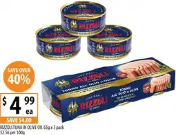 Supabarn Rizzoli tuna in olive oil offer