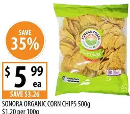 Supabarn Sonora Organic Corn Chips offer