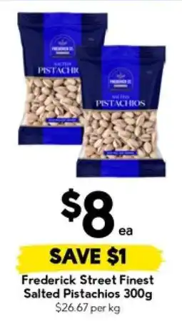 Drakes Frederick Street Finest Salted Pistachios 300g offer