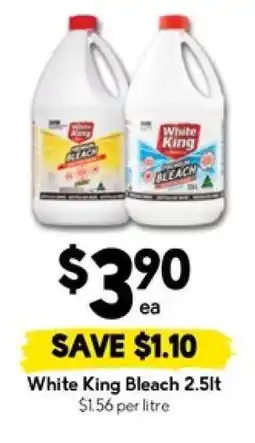 Drakes White King Bleach 2.5lt offer