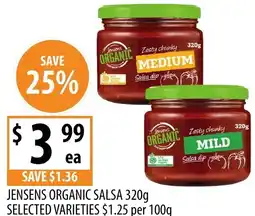Supabarn Jensens Organic Salsa offer