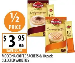 Supabarn Moccona Coffee Sachets offer