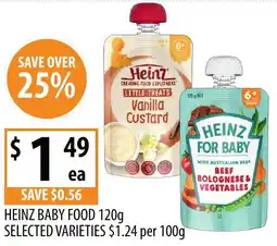 Supabarn Heinz for baby offer