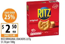 Supabarn Ritz oringinal crackers offer