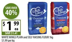 Supabarn White wings plain and self raising flour offer