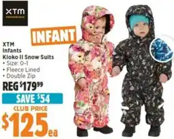 Anaconda Xtm infants kioko ii snow suits offer
