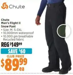 Anaconda Chute men's flight ii snow pant offer