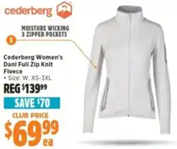 Anaconda Cederberg Women's Dani Full Zip Knit Fleece offer