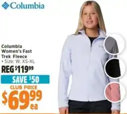 Anaconda Columbia women's fast trek fleece offer