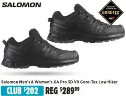 Anaconda Salomon Men's & Women's XA Pro 3D V9 Gore-Tex Low Hiker offer