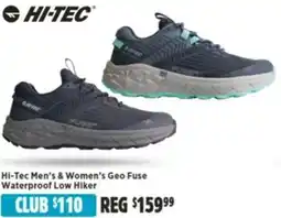Anaconda Hi-tec men's & women's geo fuse waterproof low hiker offer