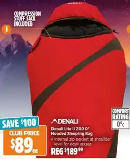 Anaconda Denali Lite II 200 0° Hooded Sleeping Bag offer