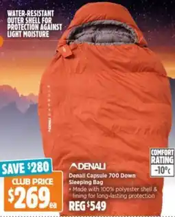 Anaconda Denali Capsule 700 Down Sleeping Bag offer