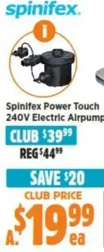 Anaconda Spinifex Power Touch Electric Airpump offer