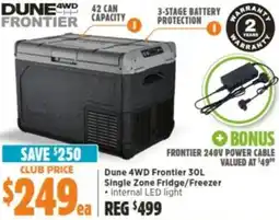 Anaconda Dune 4WD Frontier Single Zone Fridge/Freezer offer