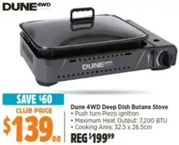 Anaconda Dune 4WD Deep Dish Butane Stove offer