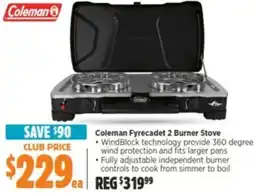 Anaconda Coleman Fyrecadet 2 Burner Stove offer