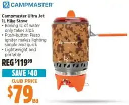 Anaconda Campmaster Ultra Jet Hike Stove offer