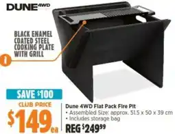 Anaconda Dune 4WD Flat Pack Fire Pit offer