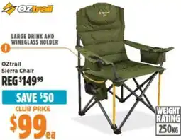Anaconda OZtrail Sierra Chair offer